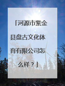 河源市紫金县盘古文化体育有限公司怎么样?