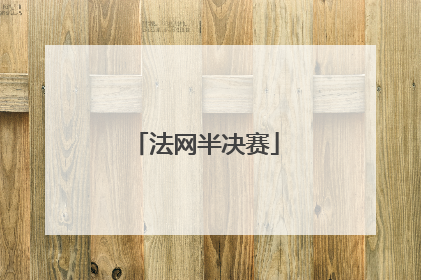 法网半决赛