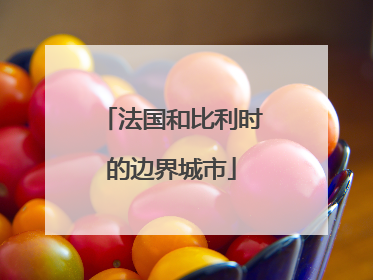 法国和比利时的边界城市