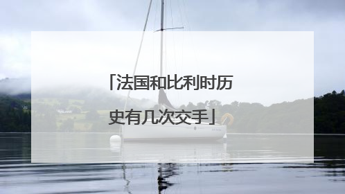 法国和比利时历史有几次交手