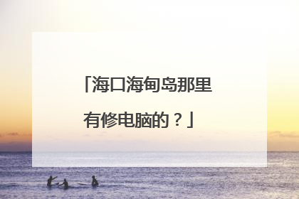 海口海甸岛那里有修电脑的?