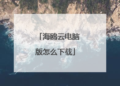 海鸥云电脑版怎么下载