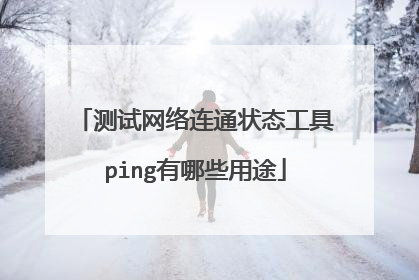 测试网络连通状态工具ping有哪些用途