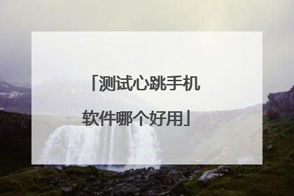 测试心跳手机软件哪个好用