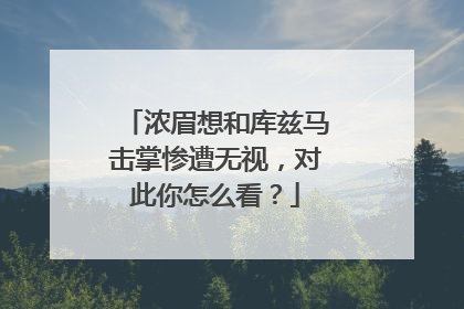 浓眉想和库兹马击掌惨遭无视，对此你怎么看？