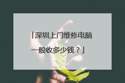 深圳上门维修电脑一般收多少钱？