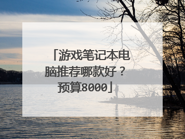 游戏笔记本电脑推荐哪款好？预算8000