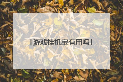 游戏挂机宝有用吗