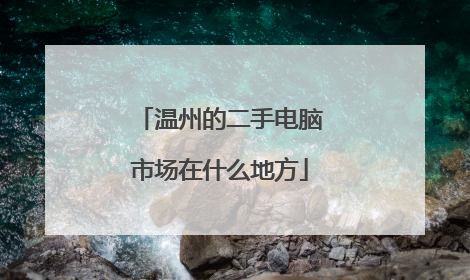 温州的二手电脑市场在什么地方