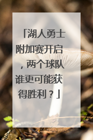湖人勇士附加赛开启，两个球队谁更可能获得胜利？