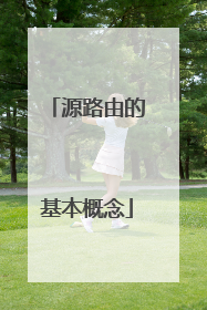 源路由的基本概念