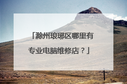 滁州琅琊区哪里有专业电脑维修店？