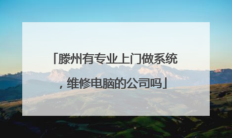 滕州有专业上门做系统,维修电脑的公司吗