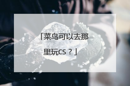 菜鸟可以去那里玩CS?