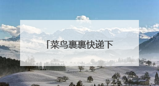 菜鸟裹裹快递下载链接 是什么