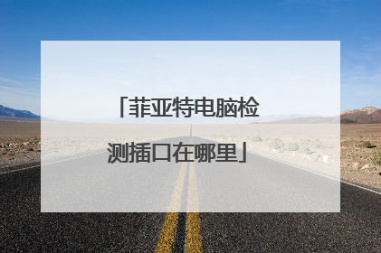 菲亚特电脑检测插口在哪里