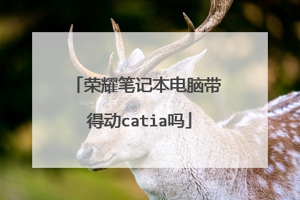 荣耀笔记本电脑带得动catia吗