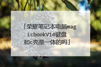 荣耀笔记本电脑magicbookV14键盘和c壳是一体的吗