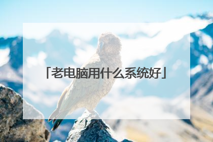 老电脑用什么系统好