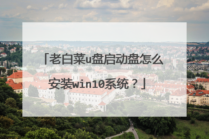 老白菜u盘启动盘怎么安装win10系统？