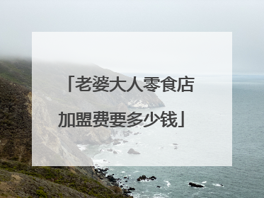 老婆大人零食店加盟费要多少钱