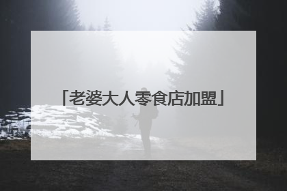 老婆大人零食店加盟