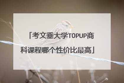 考文垂大学TOPUP商科课程哪个性价比最高