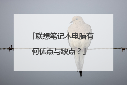 联想笔记本电脑有何优点与缺点?