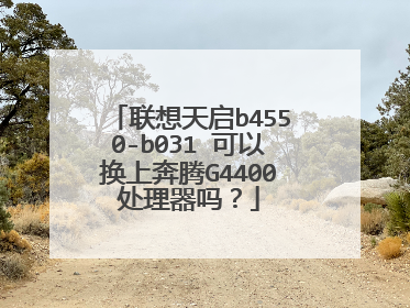 联想天启b4550-b031 可以换上奔腾G4400处理器吗?