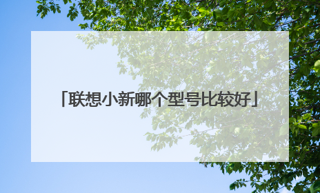 联想小新哪个型号比较好