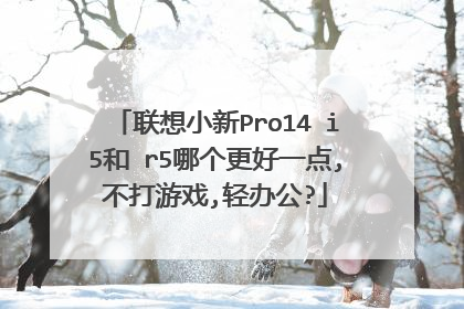 联想小新Pro14 i5和 r5哪个更好一点,不打游戏,轻办公?
