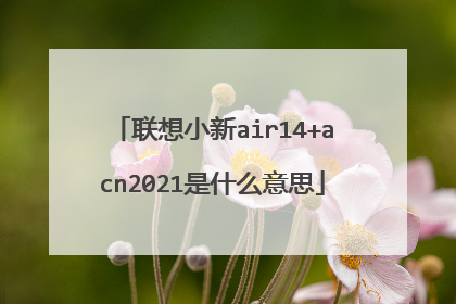 联想小新air14+acn2021是什么意思