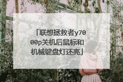 联想拯救者y7000p关机后鼠标和机械键盘灯还亮