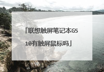 联想触屏笔记本G510有触屏鼠标吗