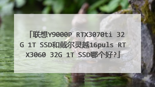联想Y9000P RTX3070ti 32G 1T SSD和戴尔灵越16puls RTX3060 32G 1T SSD哪个好?