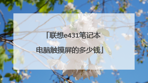 联想e431笔记本电脑触摸屏的多少钱