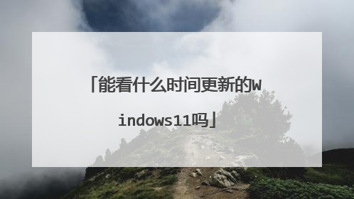 能看什么时间更新的Windows11吗