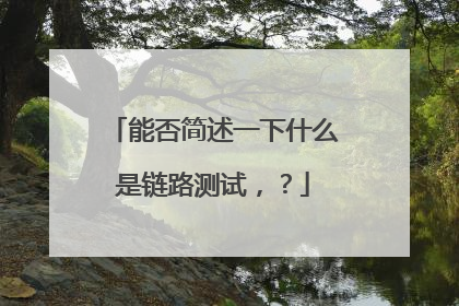 能否简述一下什么是链路测试,?