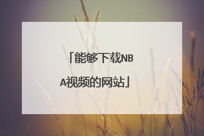 能够下载NBA视频的网站