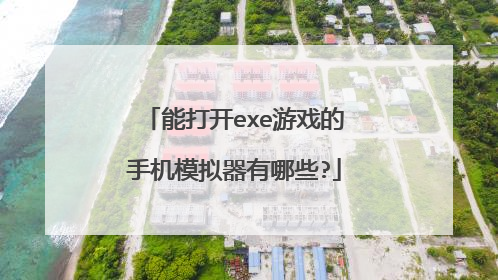 能打开exe游戏的手机模拟器有哪些?