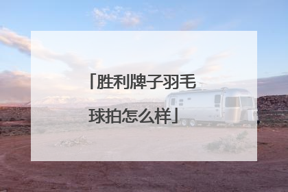 胜利牌子羽毛球拍怎么样