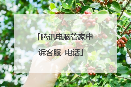 腾讯电脑管家申诉客服电话