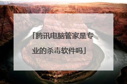 腾讯电脑管家是专业的杀毒软件吗