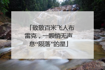 致敬百米飞人布雷克，一颗悄无声息“陨落”的星