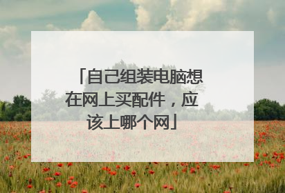 自己组装电脑想在网上买配件,应该上哪个网