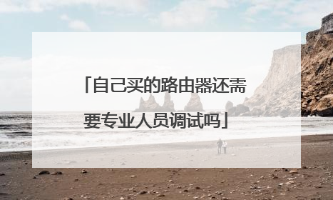 自己买的路由器还需要专业人员调试吗