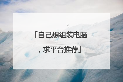 自己想组装电脑，求平台推荐