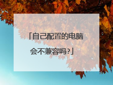 自己配置的电脑会不兼容吗?