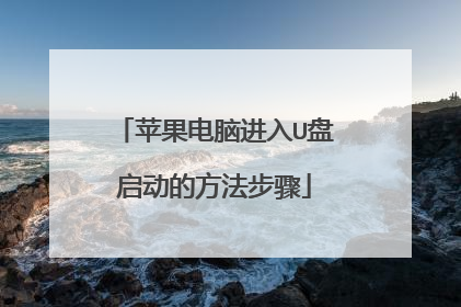 苹果电脑进入U盘启动的方法步骤