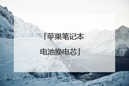 苹果笔记本电池换电芯